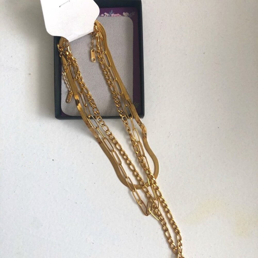 Memgift Gold-filled stainless steel necklace